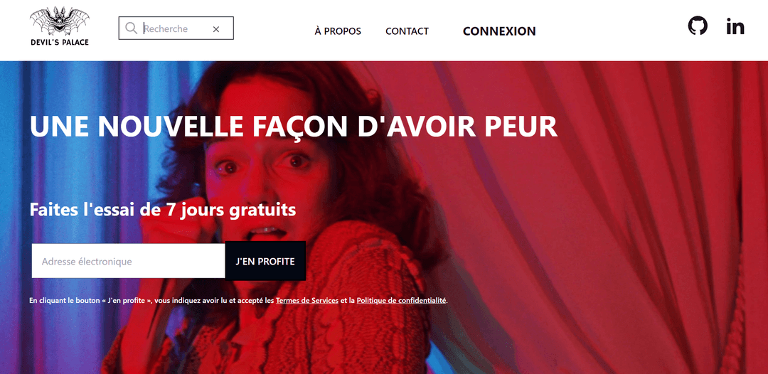 Site de Films d'Horreur | PHP